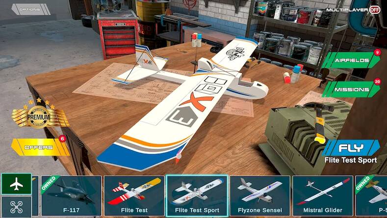 Скачать взломанную Real RC Flight Sim 2023 Online [Мод меню] MOD apk на Андроид