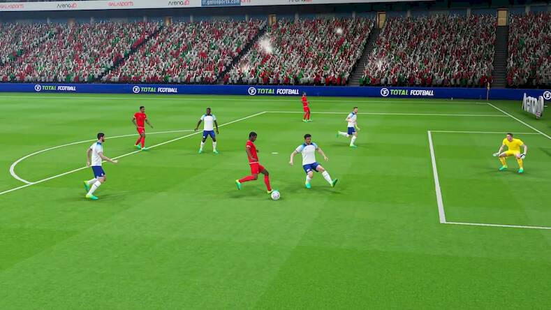 Скачать взломанную Total Football [Много денег] MOD apk на Андроид