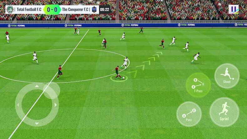 Скачать взломанную Total Football [Много денег] MOD apk на Андроид