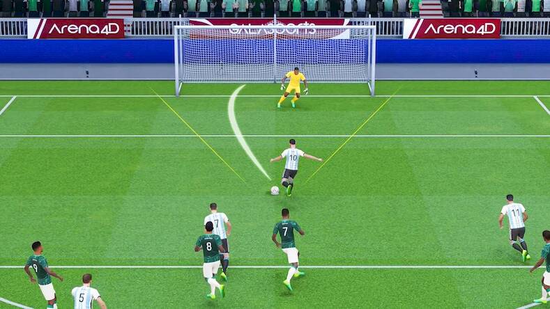 Скачать взломанную Total Football [Много денег] MOD apk на Андроид