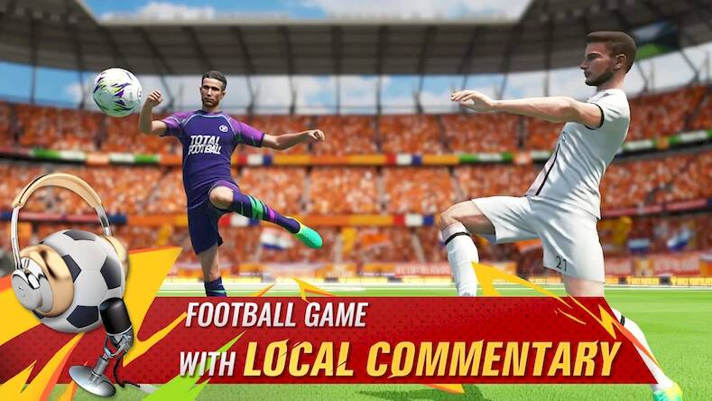 Скачать взломанную Total Football - Soccer Game [Много денег] MOD apk на Андроид