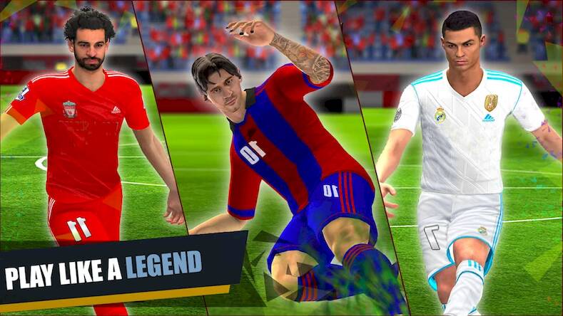 Скачать взломанную Super Soccer League 2024 [Бесплатные покупки] MOD apk на Андроид