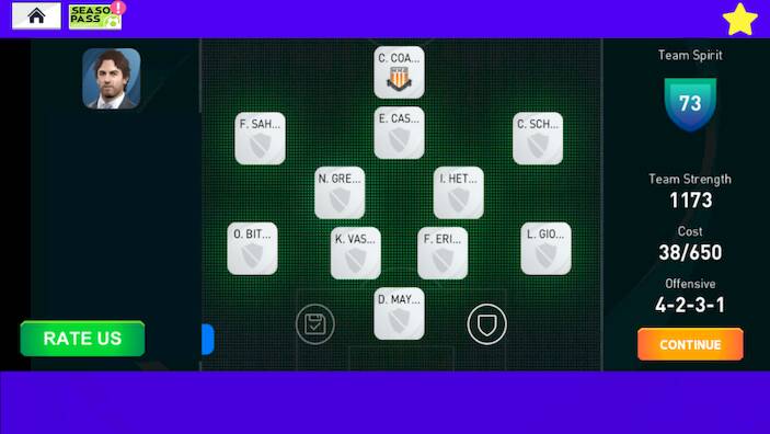 Скачать взломанную PESfOOTBALL MOBILE 2023 [Много монет] MOD apk на Андроид