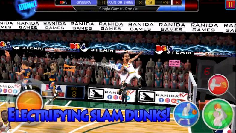 Скачать взломанную Basketball Slam Баскетбол [Много денег] MOD apk на Андроид