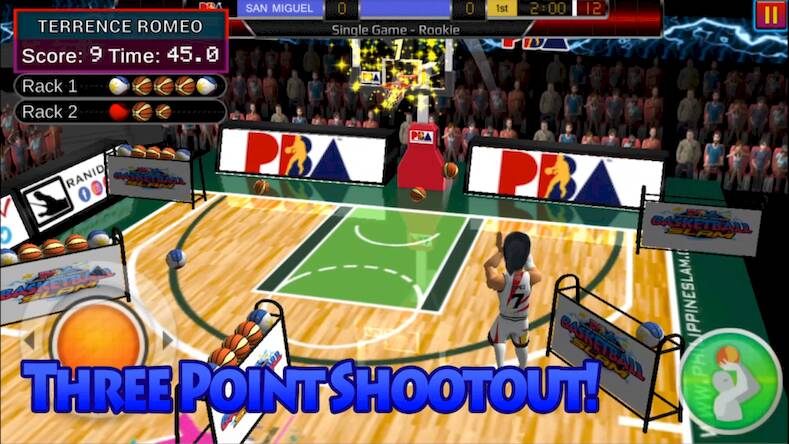 Скачать взломанную Basketball Slam Баскетбол [Много денег] MOD apk на Андроид