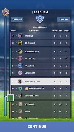Скачать взломанную Matchday футбольный менеджер [Много денег] MOD apk на Андроид