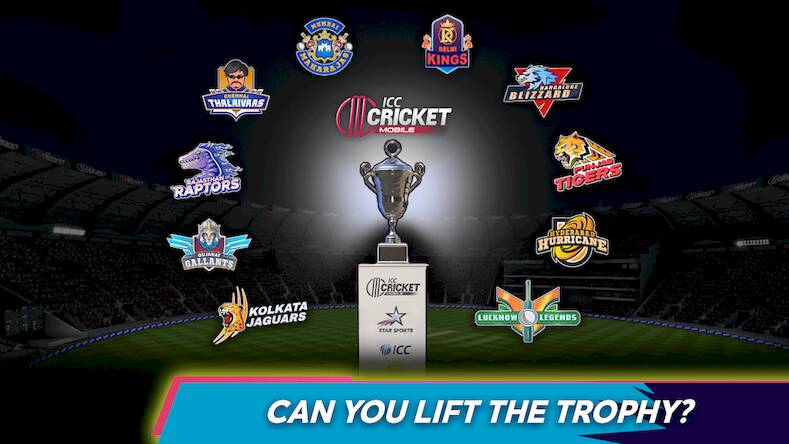 Скачать взломанную ICC Cricket Mobile [Много монет] MOD apk на Андроид
