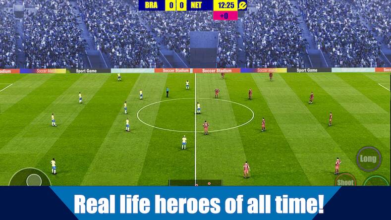 Скачать взломанную Football World Soccer Cup 2023 [Бесплатные покупки] MOD apk на Андроид
