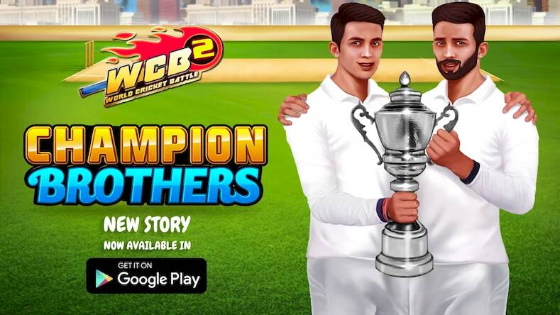 Скачать взломанную World Cricket Battle 2 [Много денег] MOD apk на Андроид