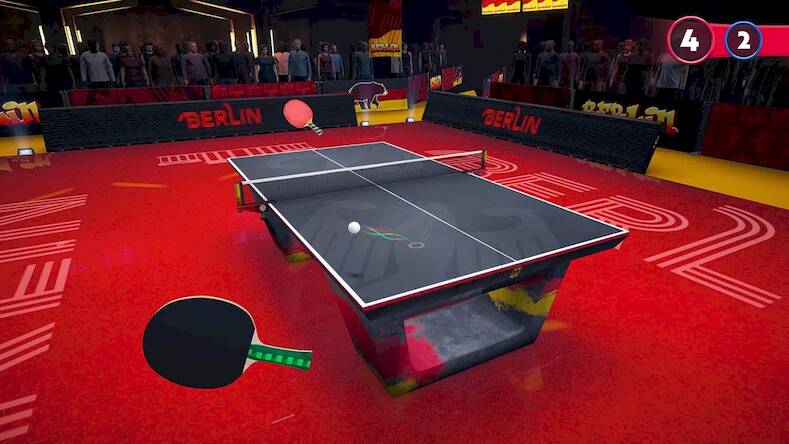 Скачать взломанную Ping Pong Fury [Много монет] MOD apk на Андроид