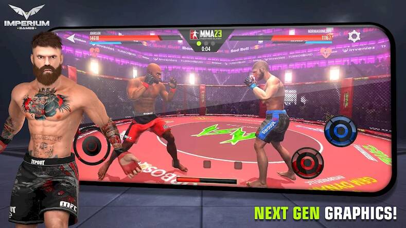 Скачать взломанную MMA - Fighting Clash 23 [Мод меню] MOD apk на Андроид