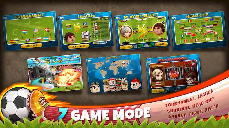 Скачать взломанную Head Soccer [Мод меню] MOD apk на Андроид
