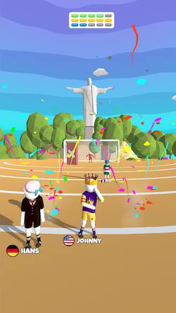 Скачать взломанную Goal Party - забивать голы [Бесплатные покупки] MOD apk на Андроид