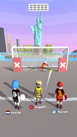 Скачать взломанную Goal Party - забивать голы [Бесплатные покупки] MOD apk на Андроид
