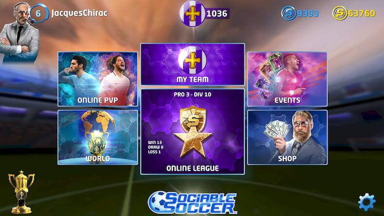 Скачать взломанную Sociable Soccer [Мод меню] MOD apk на Андроид
