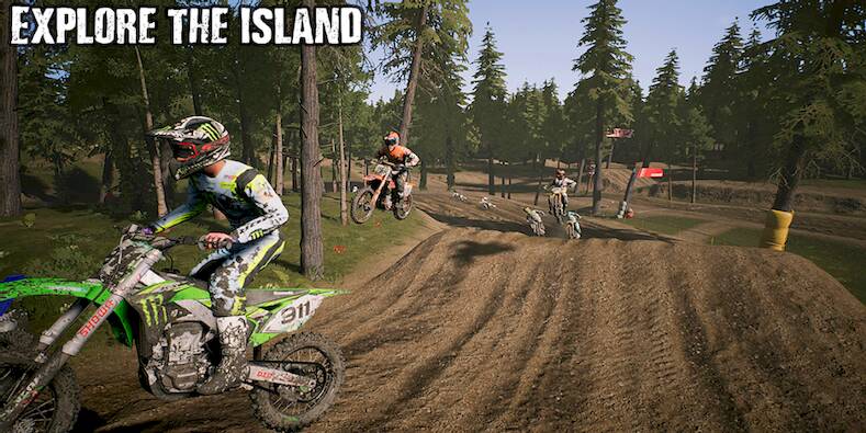 Скачать взломанную KTM MX Dirt Bikes Unleashed 3D [Много монет] MOD apk на Андроид