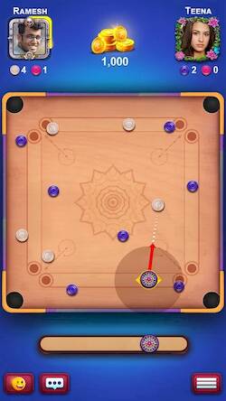 Скачать взломанную Carrom King™ [Много монет] MOD apk на Андроид