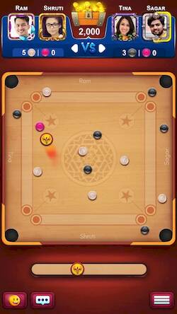 Скачать взломанную Carrom King™ [Много монет] MOD apk на Андроид