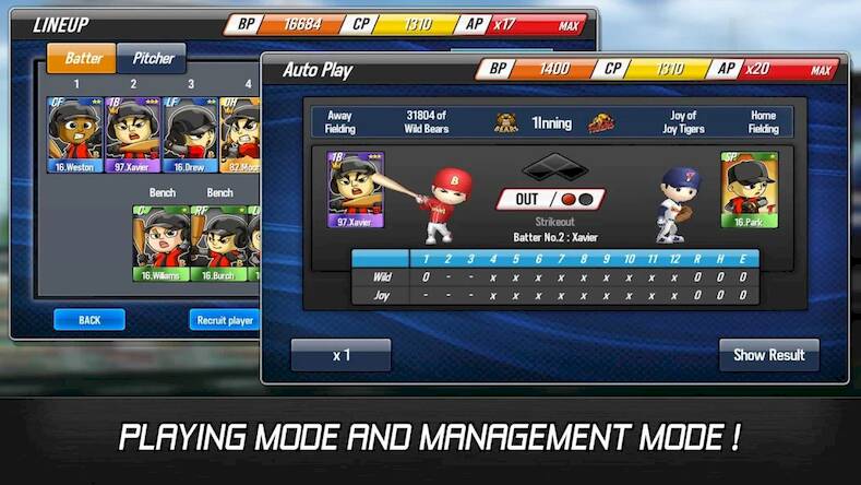 Скачать взломанную Baseball Star [Много денег] MOD apk на Андроид