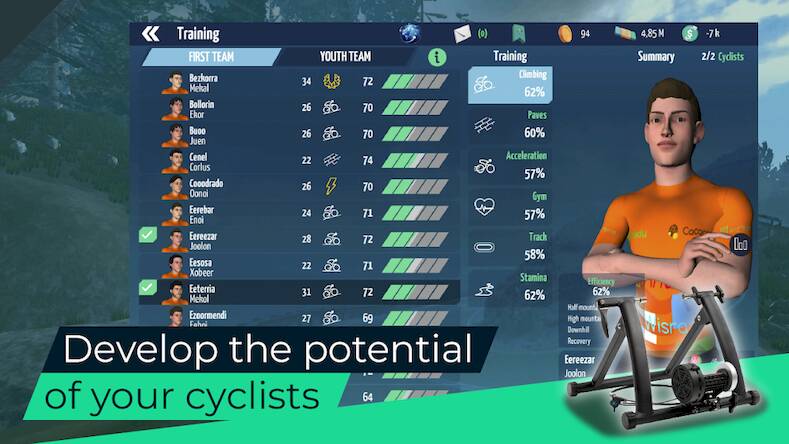 Скачать взломанную Live Cycling Manager 2023 [Бесплатные покупки] MOD apk на Андроид