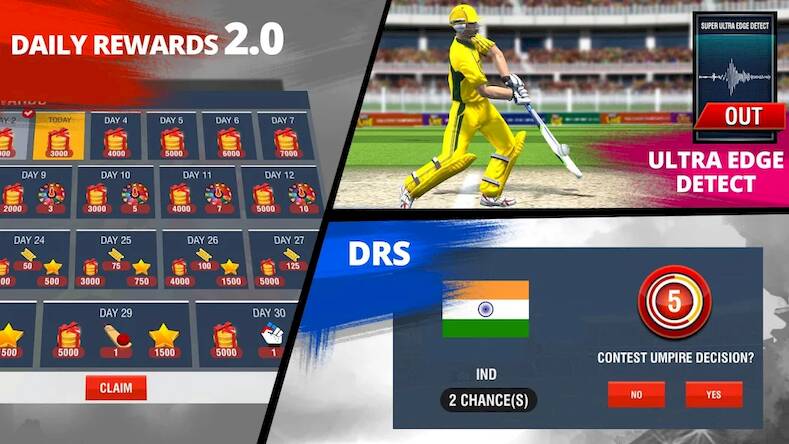 Скачать взломанную World Cricket Championship [Бесплатные покупки] MOD apk на Андроид