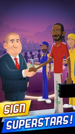 Скачать взломанную Stick Cricket Super League [Много монет] MOD apk на Андроид