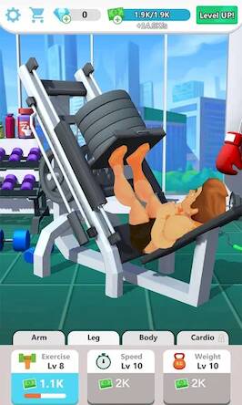 Скачать взломанную Muscle Tycoon 3D: MMA Boxing [Мод меню] MOD apk на Андроид