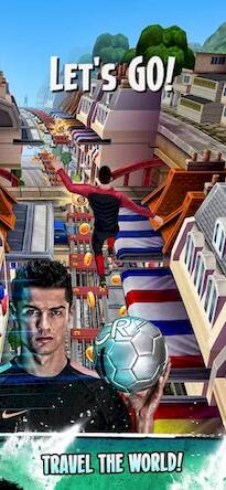 Скачать взломанную Cristiano Ronaldo: Kick'n'Run [Много монет] MOD apk на Андроид