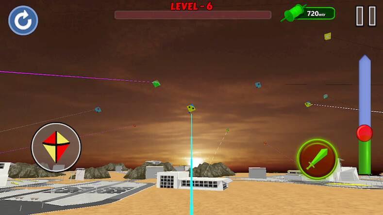 Скачать взломанную Kite Flyng 3D [Много монет] MOD apk на Андроид