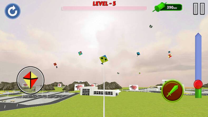 Скачать взломанную Kite Flyng 3D [Много монет] MOD apk на Андроид