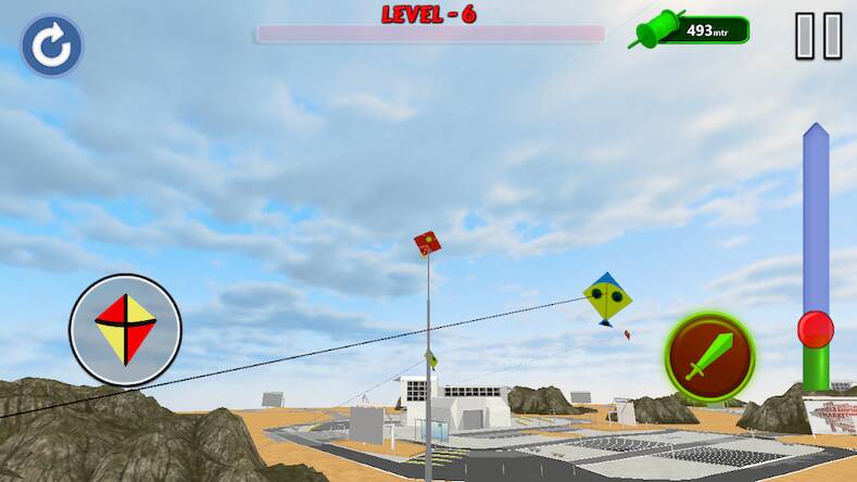 Скачать взломанную Kite Flyng 3D [Много монет] MOD apk на Андроид