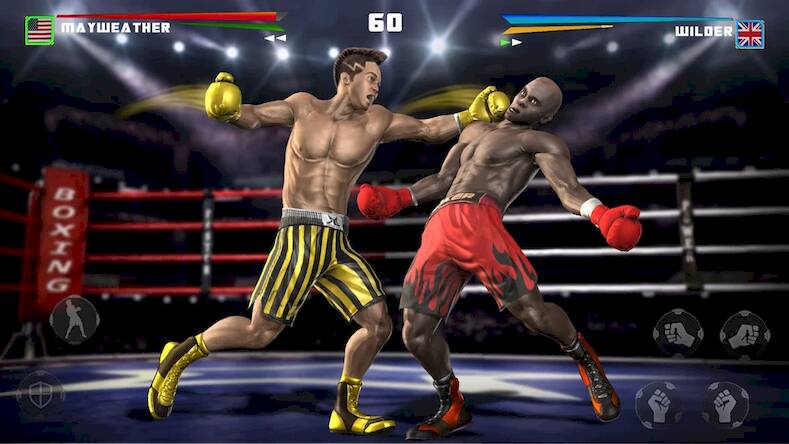 Скачать взломанную Реальный турнир по боксу [Бесплатные покупки] MOD apk на Андроид
