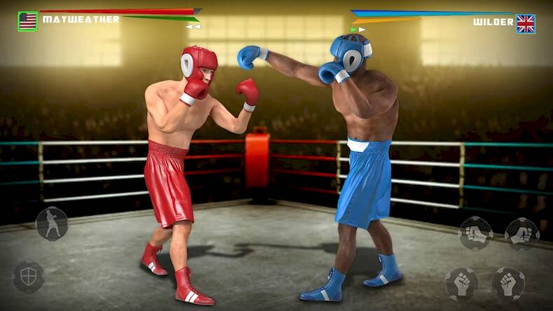 Скачать взломанную Реальный турнир по боксу [Бесплатные покупки] MOD apk на Андроид