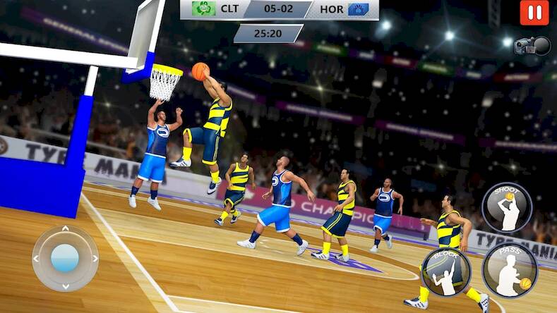 Скачать взломанную Basketball Games: Dunk & Hoops [Много монет] MOD apk на Андроид