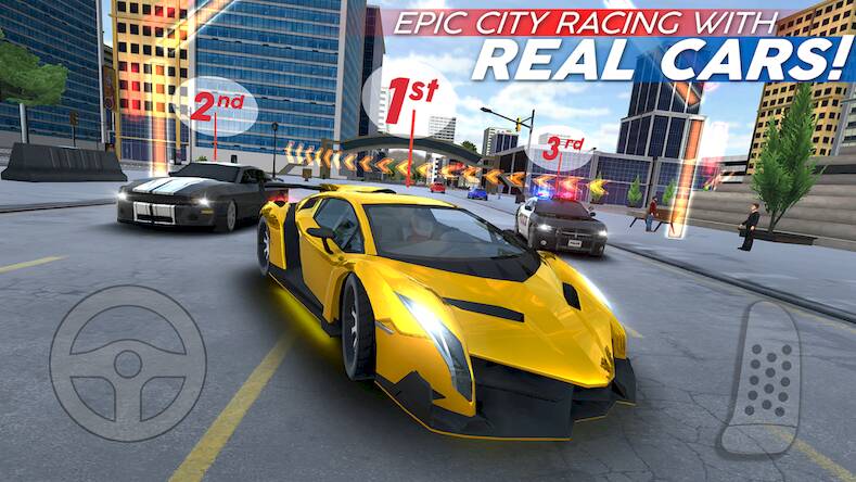 Скачать взломанную Drift Car Street Racing [Много монет] MOD apk на Андроид