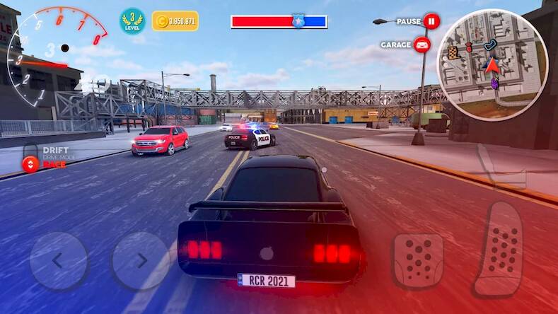 Скачать взломанную Drift Car Street Racing [Много монет] MOD apk на Андроид