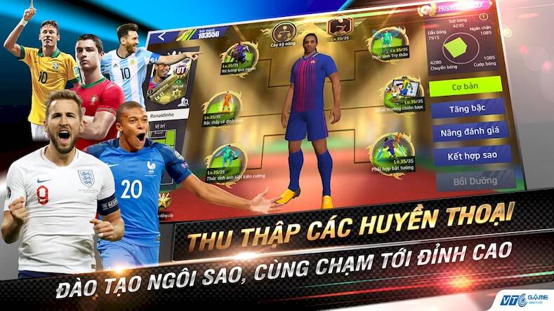 Скачать взломанную UFC - Siêu Sao Bóng Đá [Много денег] MOD apk на Андроид