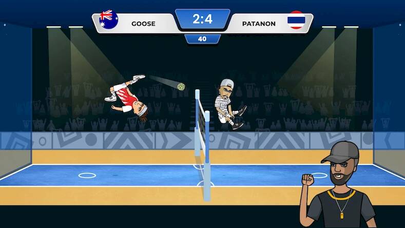 Скачать взломанную Футбол Spike: Волейбол Игра [Много монет] MOD apk на Андроид