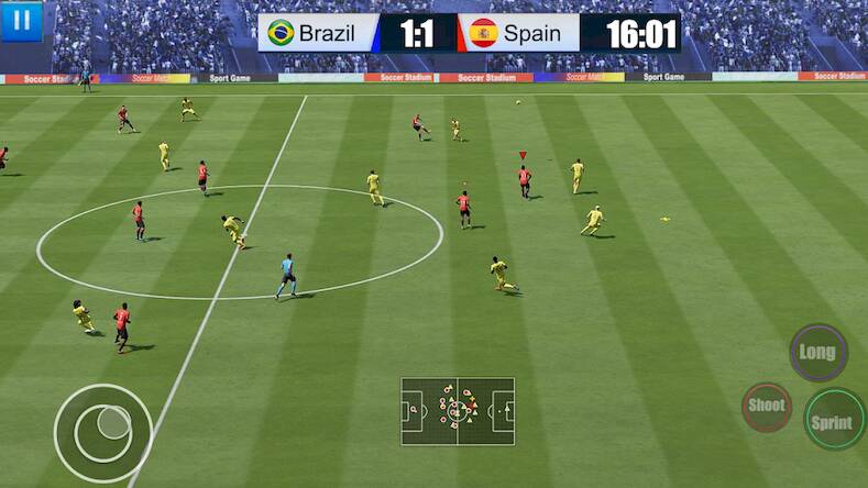 Скачать взломанную Football Soccer World Cup 2023 [Много денег] MOD apk на Андроид