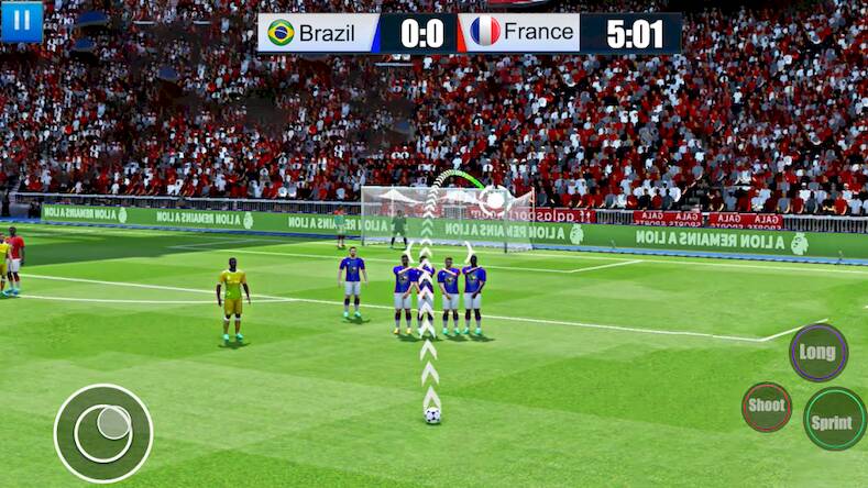 Скачать взломанную Football Soccer World Cup 2023 [Много денег] MOD apk на Андроид