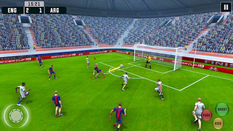 Скачать взломанную Football Games Champion League [Бесплатные покупки] MOD apk на Андроид