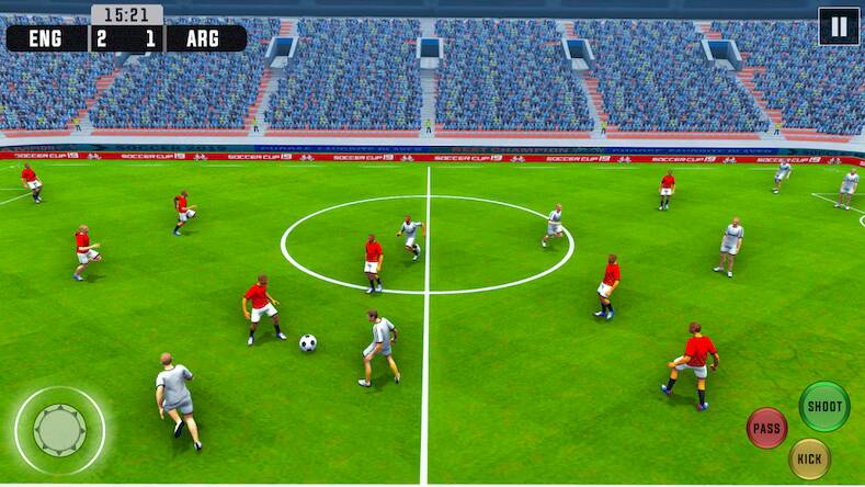 Скачать взломанную Football Games Champion League [Бесплатные покупки] MOD apk на Андроид