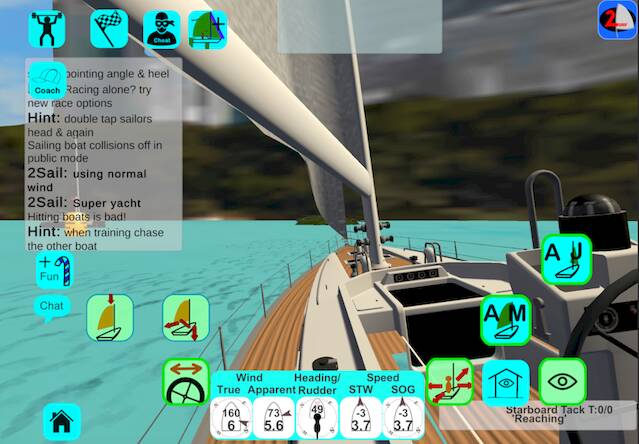 Скачать взломанную 2Sail Sailing Simulator [Бесплатные покупки] MOD apk на Андроид