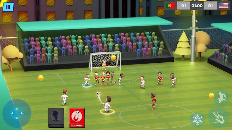Скачать взломанную Indoor Futsal: Mobile Soccer [Мод меню] MOD apk на Андроид