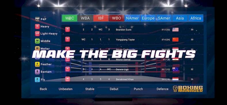 Скачать взломанную Boxing Manager [Много денег] MOD apk на Андроид