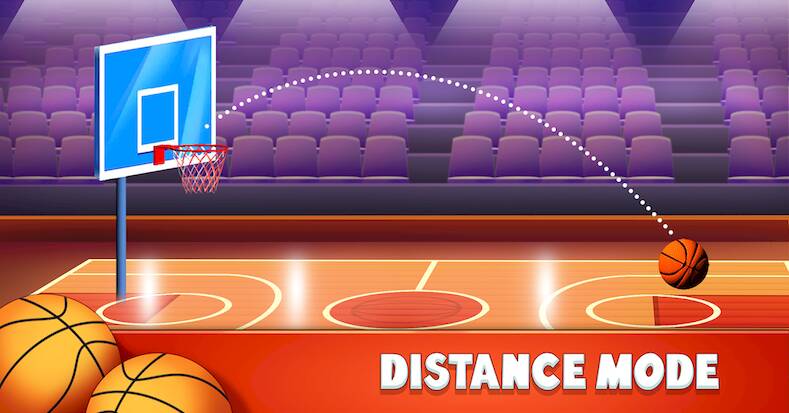 Скачать взломанную Basketball Shooting [Много денег] MOD apk на Андроид
