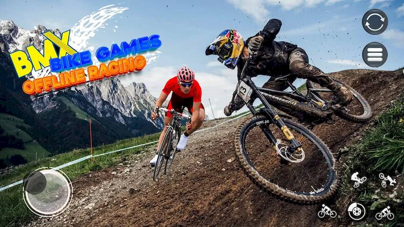 Скачать взломанную гонки велосипеде bmx оффлайн [Много монет] MOD apk на Андроид