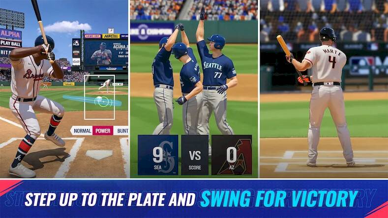 Скачать взломанную MLB Clutch Hit Baseball 2023 [Мод меню] MOD apk на Андроид