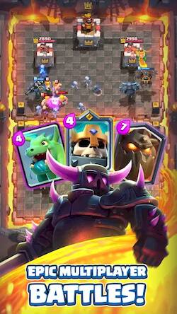 Скачать взломанную Clash Royale [Бесплатные покупки] MOD apk на Андроид