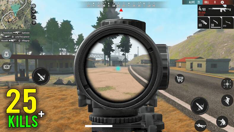 Скачать взломанную Modern Commando Strike Mission [Много монет] MOD apk на Андроид